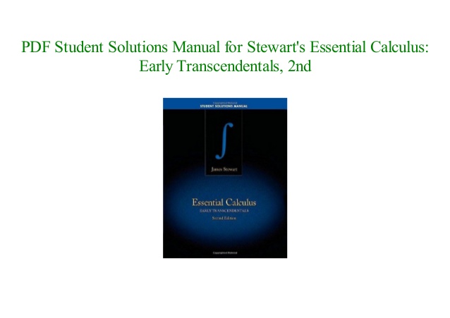 calculus early transcendentals pdf download